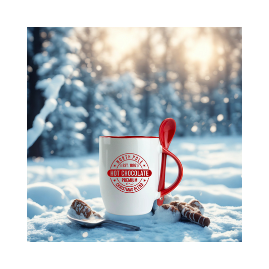 North Pole Hot Chocolate Mug – Premium Christmas Blend ☕❄️