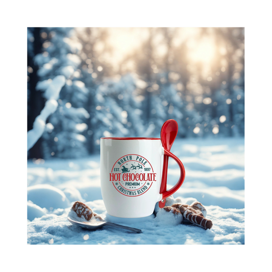 North Pole Hot Chocolate Mug – Premium Christmas Blend ☕❄️