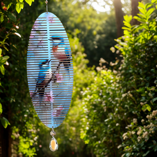 Spiral Bird Wind Spinner